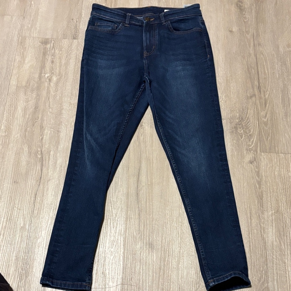 Women's Skinny Jeans in Dark Blue